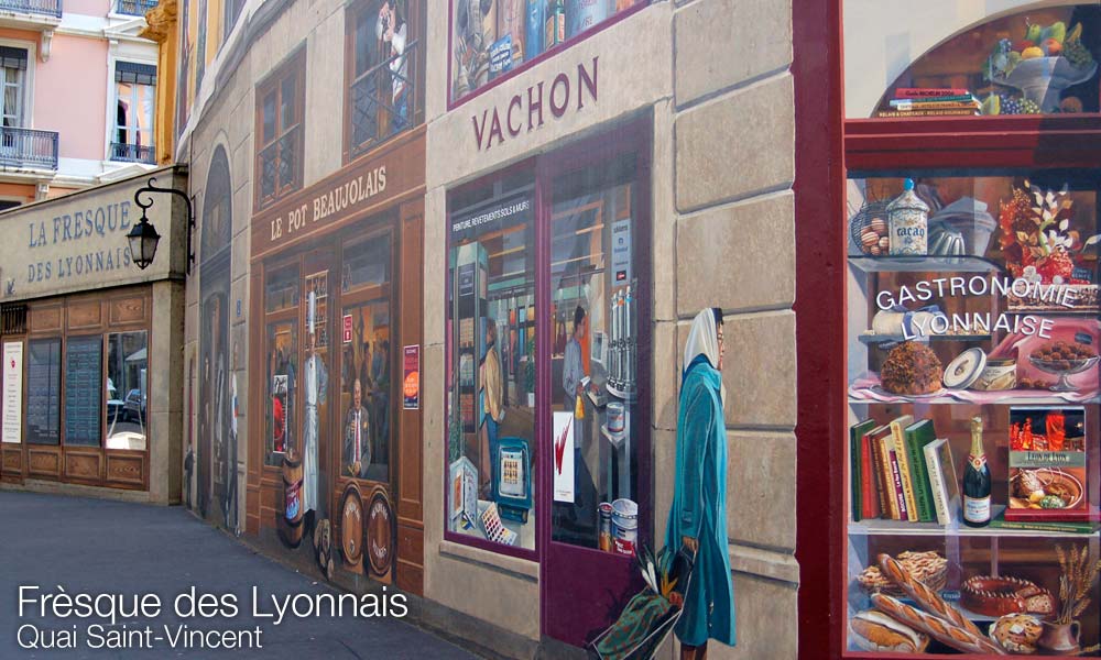 fresque de lyonnais lyon visiter