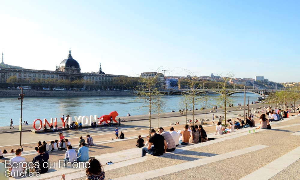 berges du rhone only lyon